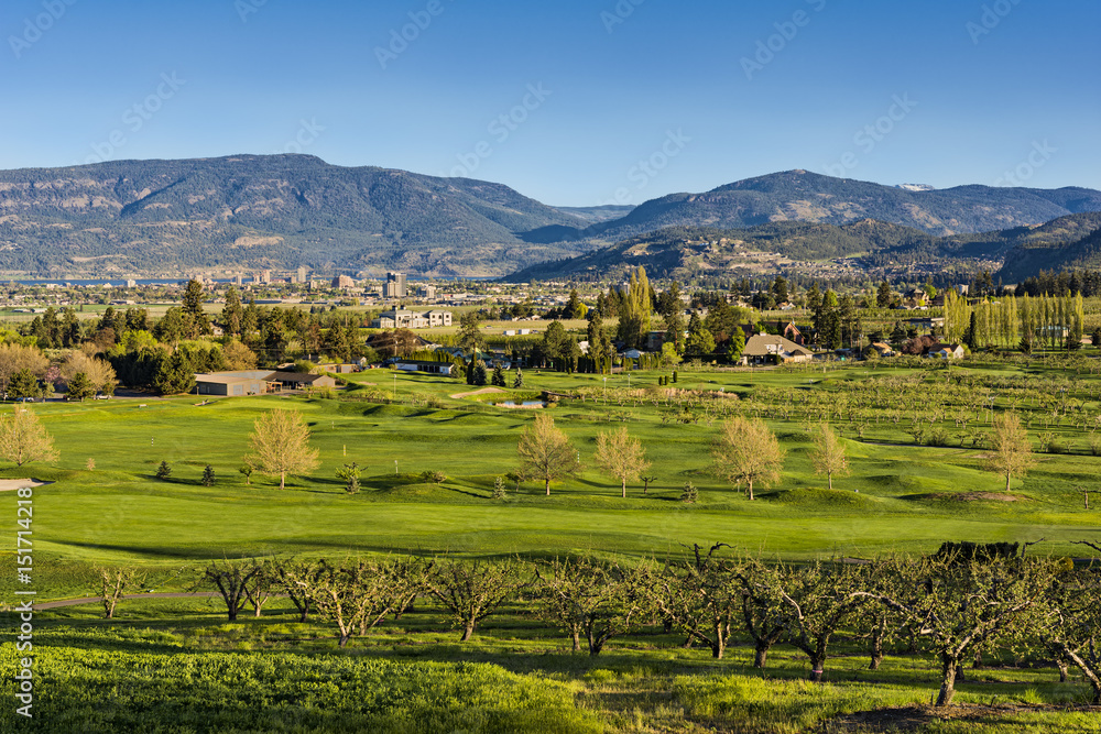  Golf Course Okanagan Valley Kelowna British Columbia Canada