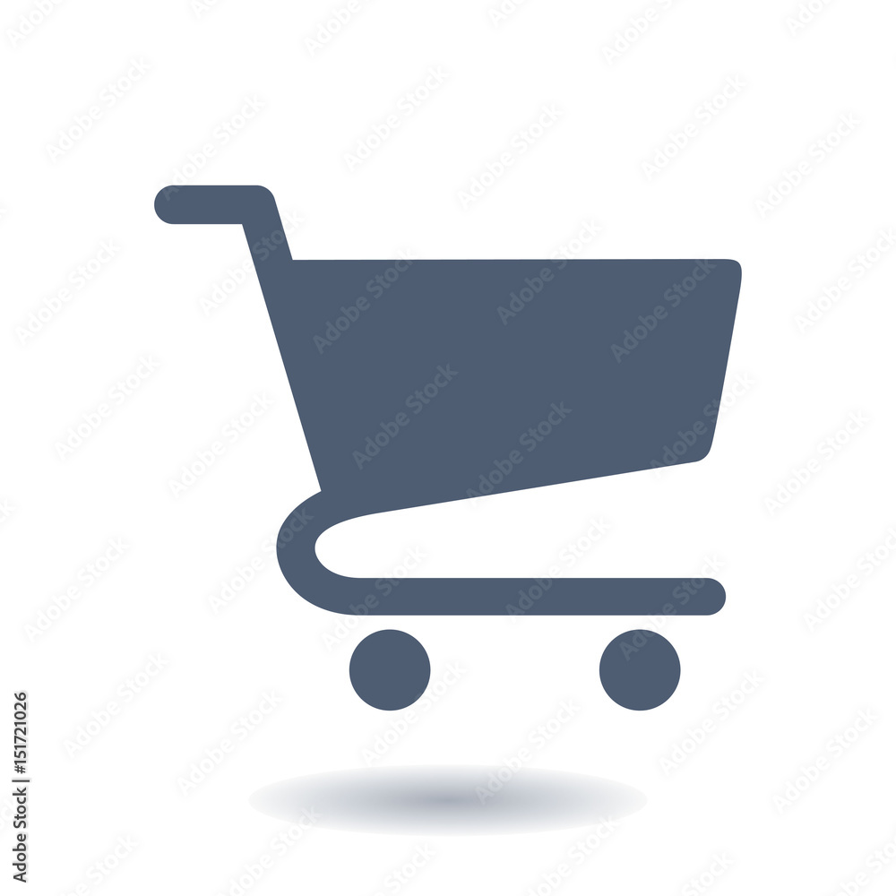 Flat icon of shopping chart. Add a product to the cart. Flat icon of shopping chart. Add a product to the cart.