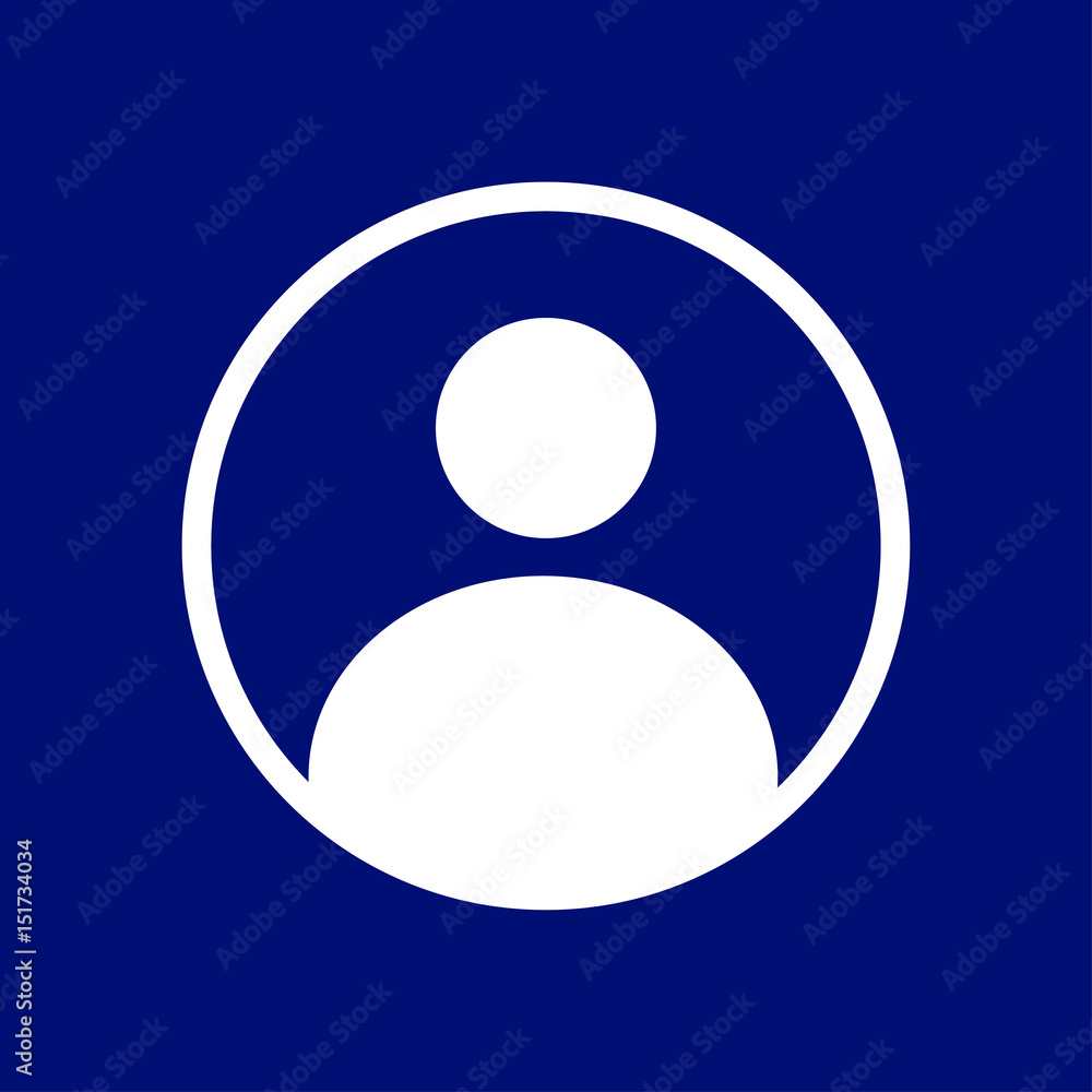 Connection mark. User sign icon. Person symbol. Human avatar.Flat style. 