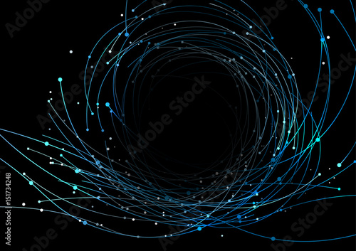 vector background abstract technology communication data Science