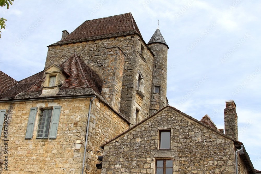 Domme, village classé en Périgord noir, Dordogne