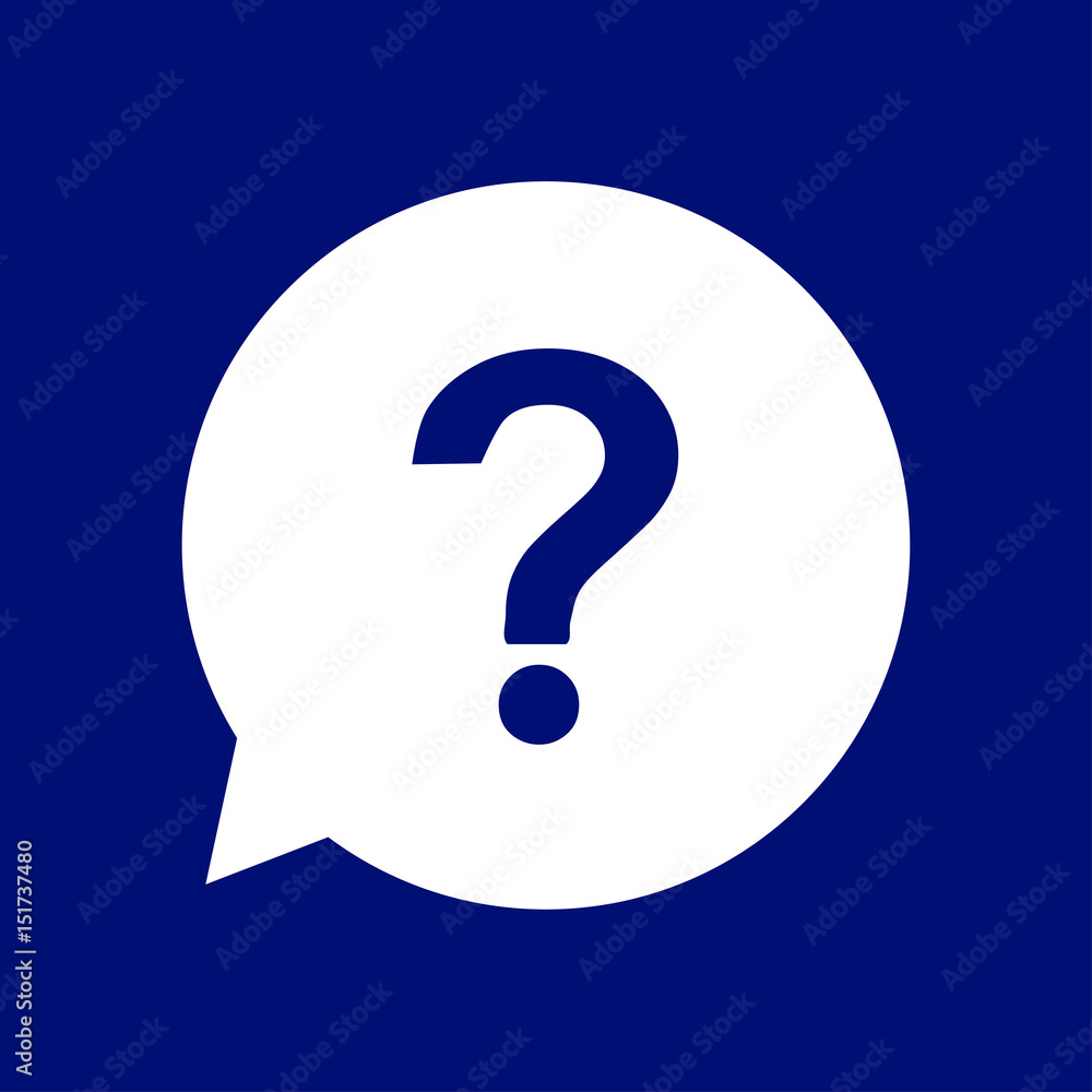 Question mark sign icon. Help symbol. FAQ sign. Flat design style. Question mark sign icon. Help symbol. FAQ sign. Flat design style.