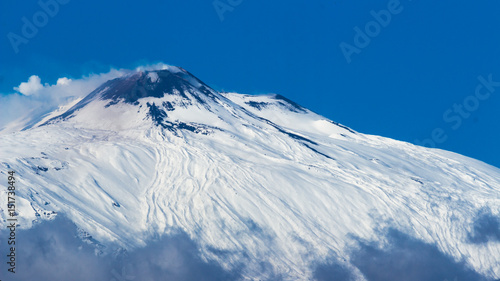 View of the volcano Etna