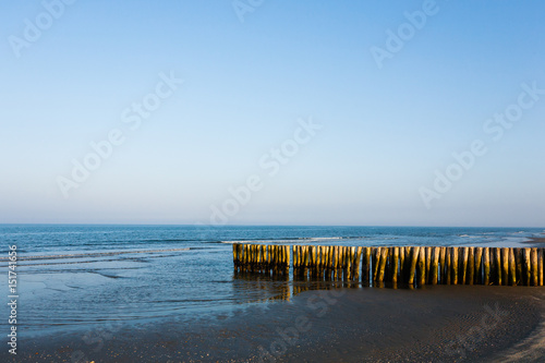 Italian coastline landscape  Boccasette beach