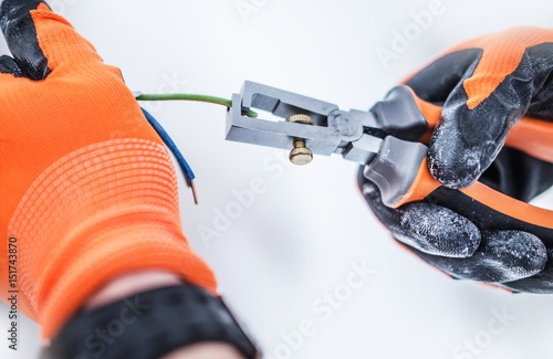 Preparing Electric Cables photo