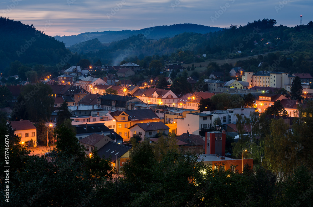 Letovice - Evening Town