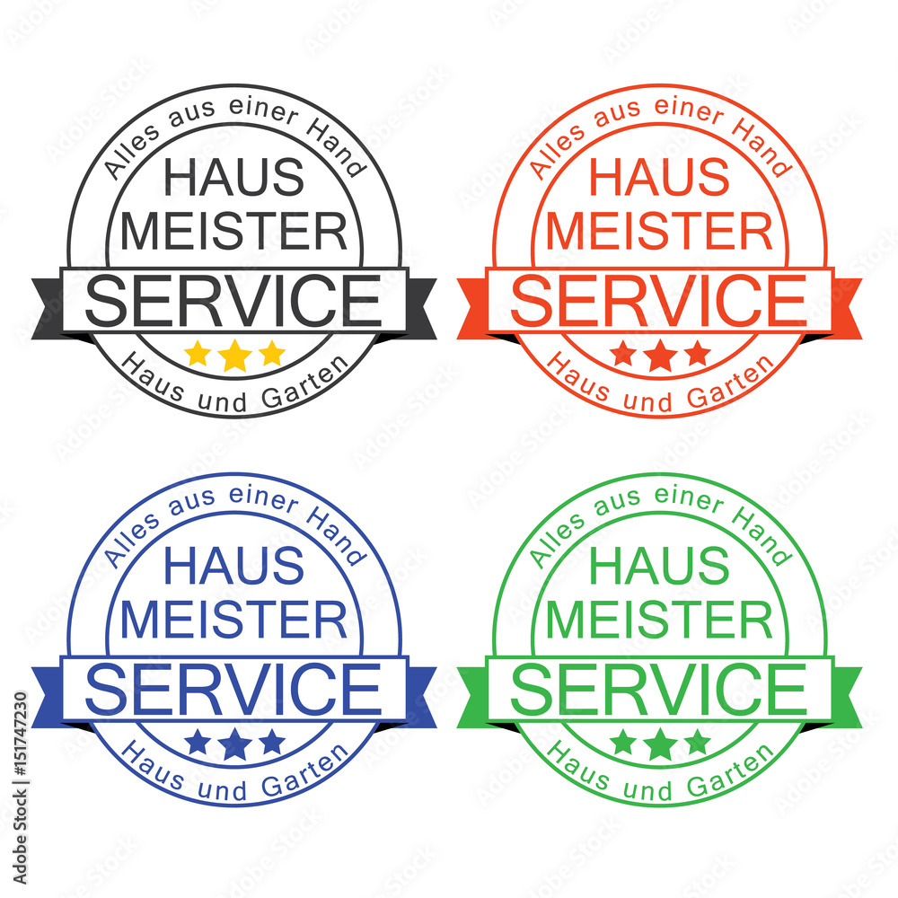 Obraz premium Hausmeister Service Banner