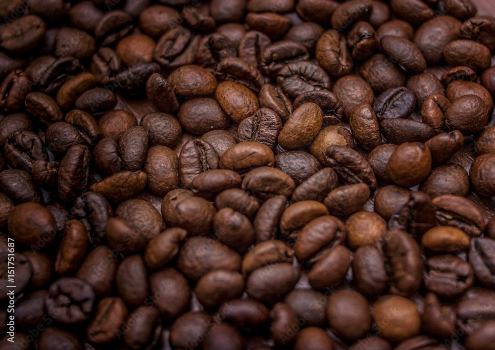 A lot of coffee beans, background, screensaver. A lot of coffee beans, background, screensaver.