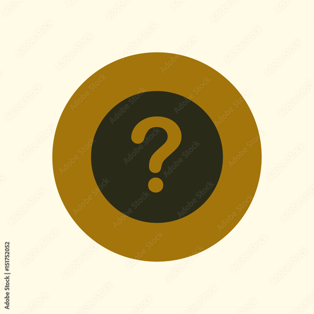 Question mark sign icon. Help symbol. FAQ sign. Flat design style. Question mark sign icon. Help symbol. FAQ sign. Flat design style.