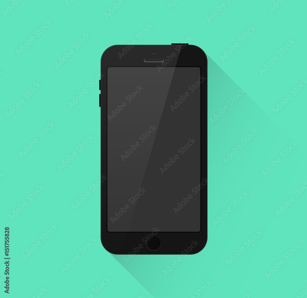 Smartphone Icon Flat Design Vektor Grafik Illustration Smartphone Icon Flat Design Vektor Grafik Illustration