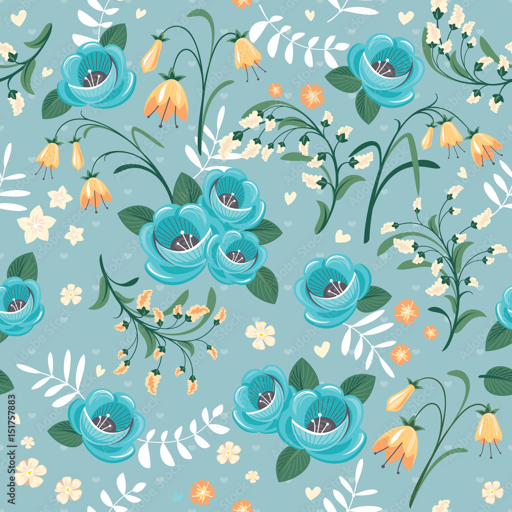 Floral seamless pattern Floral seamless pattern