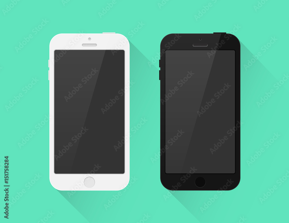 Smartphone schwarz weiß Icon Flat Design Vektor Grafik Illustration Smartphone schwarz weiß Icon Flat Design Vektor Grafik Illustration