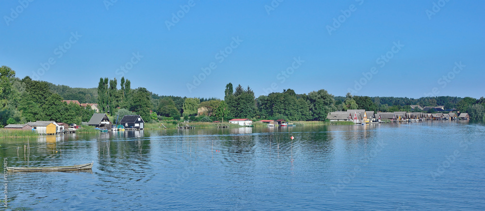 Urlaubsort MIrow am Mirower See in der Mecklenburgischen Seenplatte,Mecklenburg-Vorpommern,Deutschland