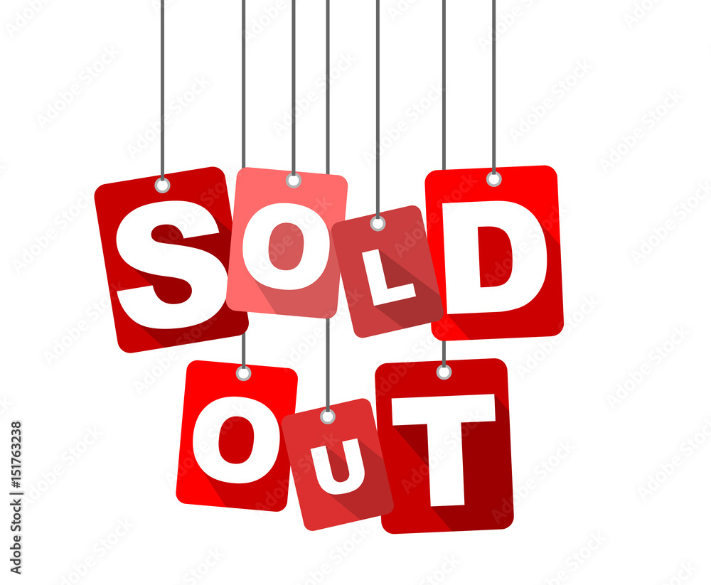 Red vector flat design background sold out. It is well adapted for web design. Red vector flat design background sold out. It is well adapted for web design.