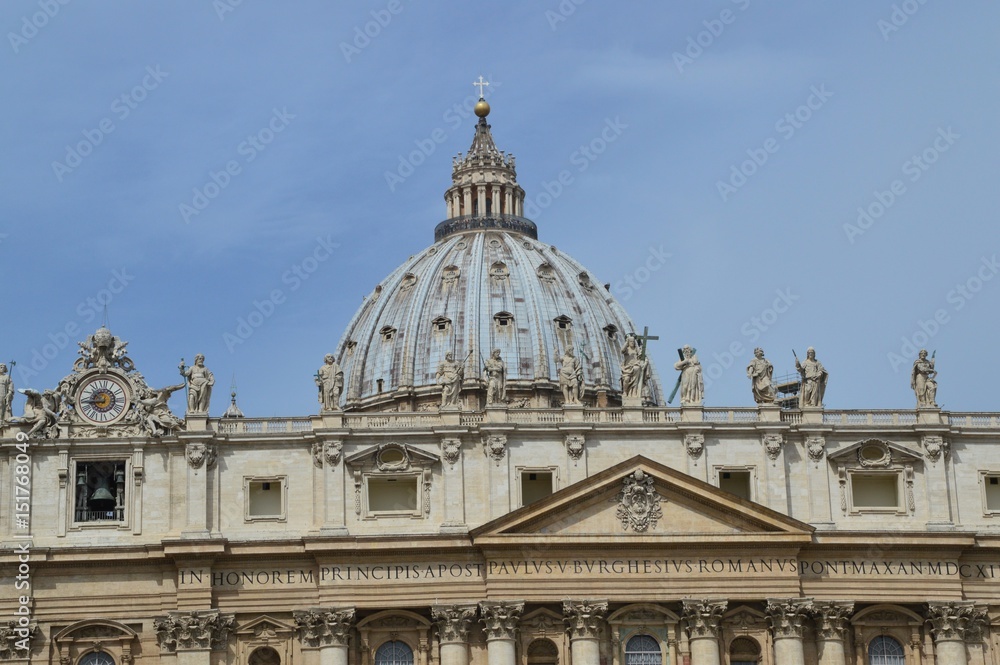die Kuppel vom Petersdom, Rom