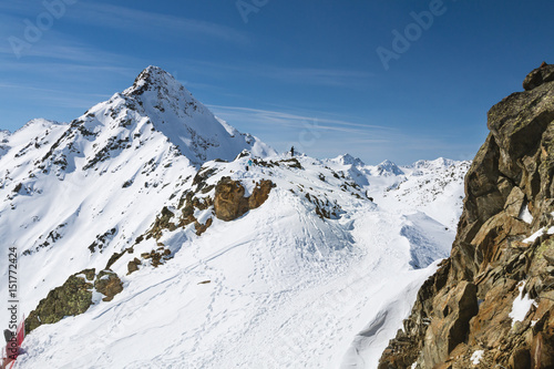 Oetztal Alps in Winter  Austria