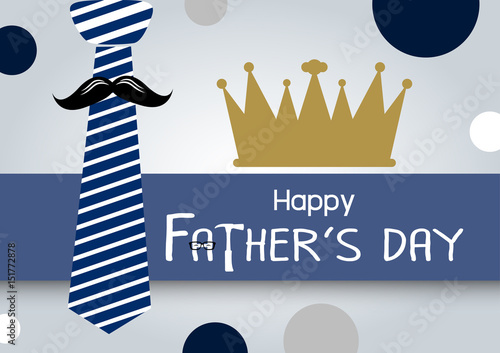 Happy fathers day design