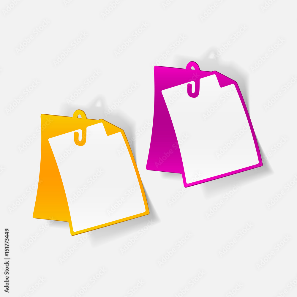 realistic design element: clipboard realistic design element: clipboard