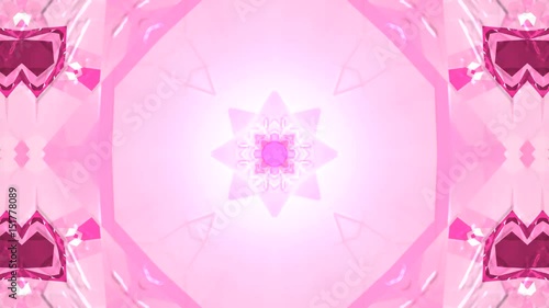Meditation Mandala Kaleidoskop rosa