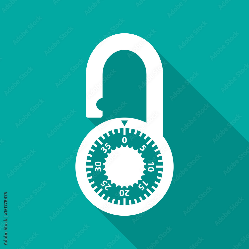 Lock icon with long shadow. Flat design style. Lock simple silhouette. Modern, minimalist icon in stylish colors. Web site page and mobile app design vector element. Lock icon with long shadow. Flat design style. Lock simple silhouette. Modern, minimalist icon in stylish colors. Web site page and mobile app design vector element.