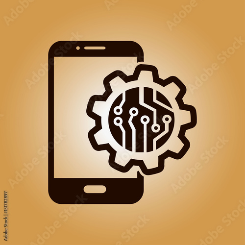 Free Download Electronic circuit of technological device. Technology scheme square symbol.  - GFXLoad