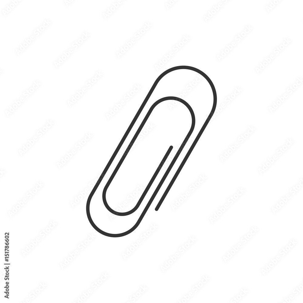 Clip line icon