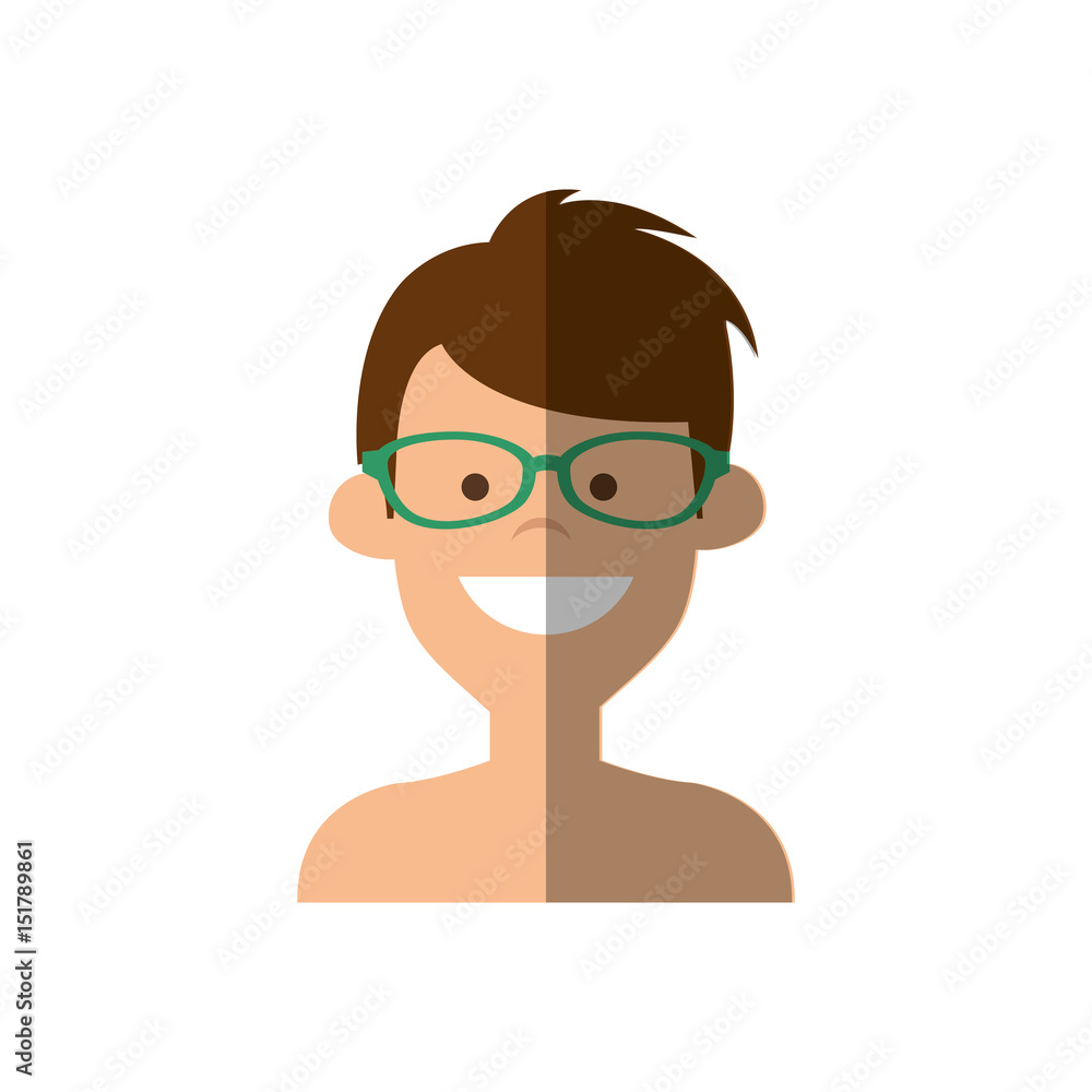 Young woman profile icon vector illustration graphic design Young woman profile icon vector illustration graphic design