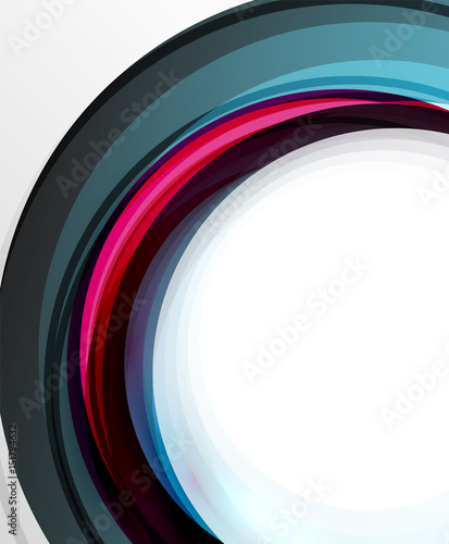 Abstract background, swirl wave line template