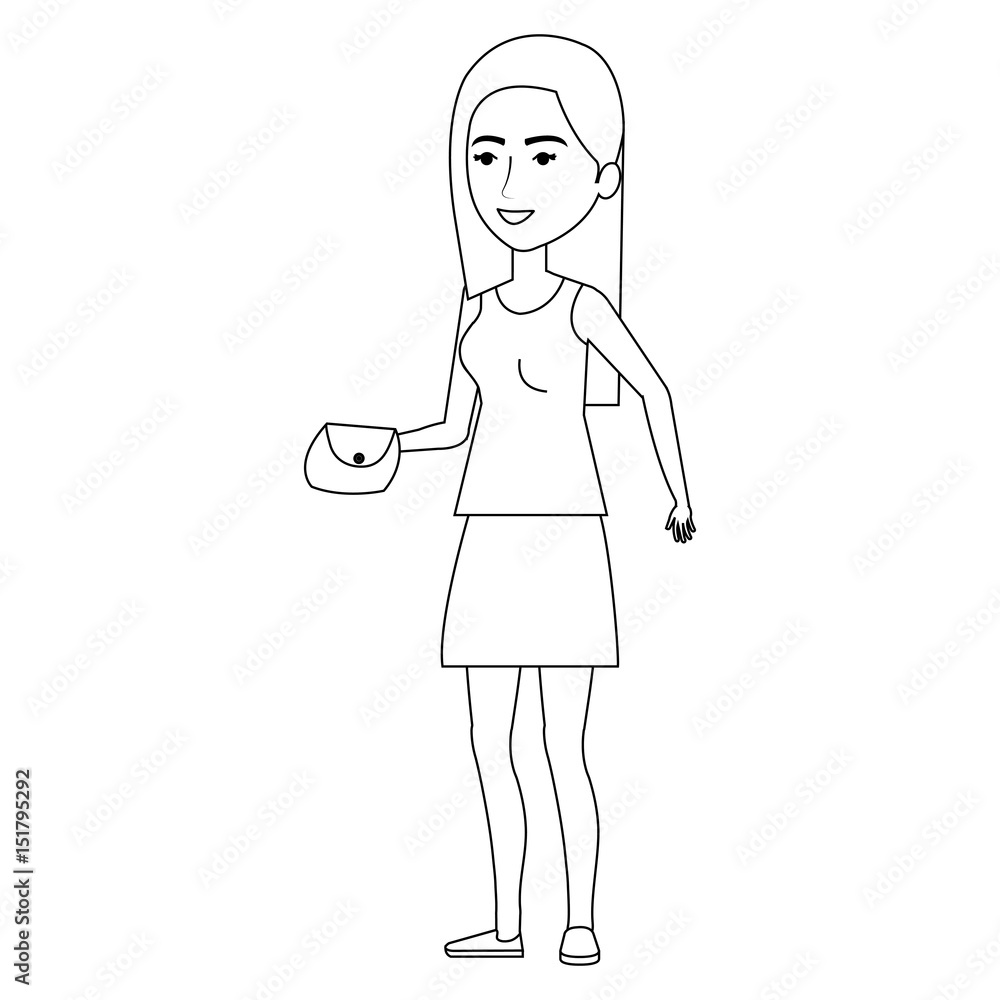 beautiful and young woman character vector illustration design beautiful and young woman character vector illustration design