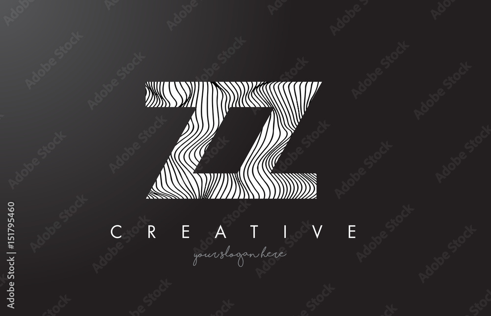 letter z zebra design