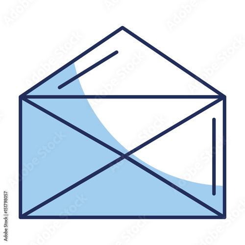 envelope mail isolated icon vector illustration design