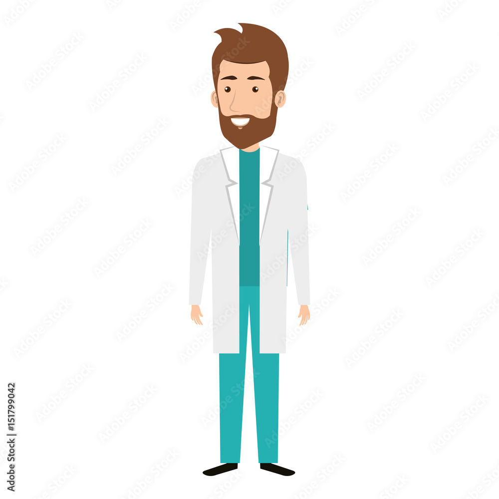 Male doctor avatar character vector illustration design Male doctor avatar character vector illustration design