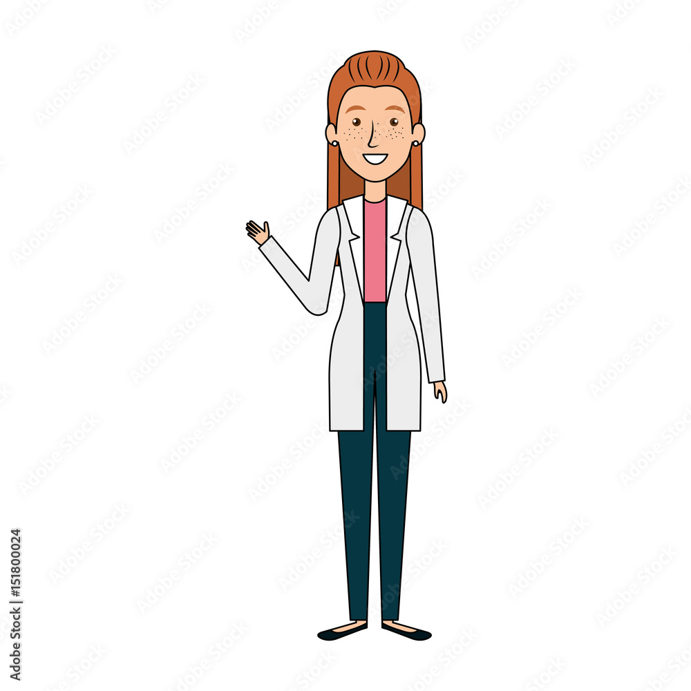 female doctor avatar character vector illustration design female doctor avatar character vector illustration design