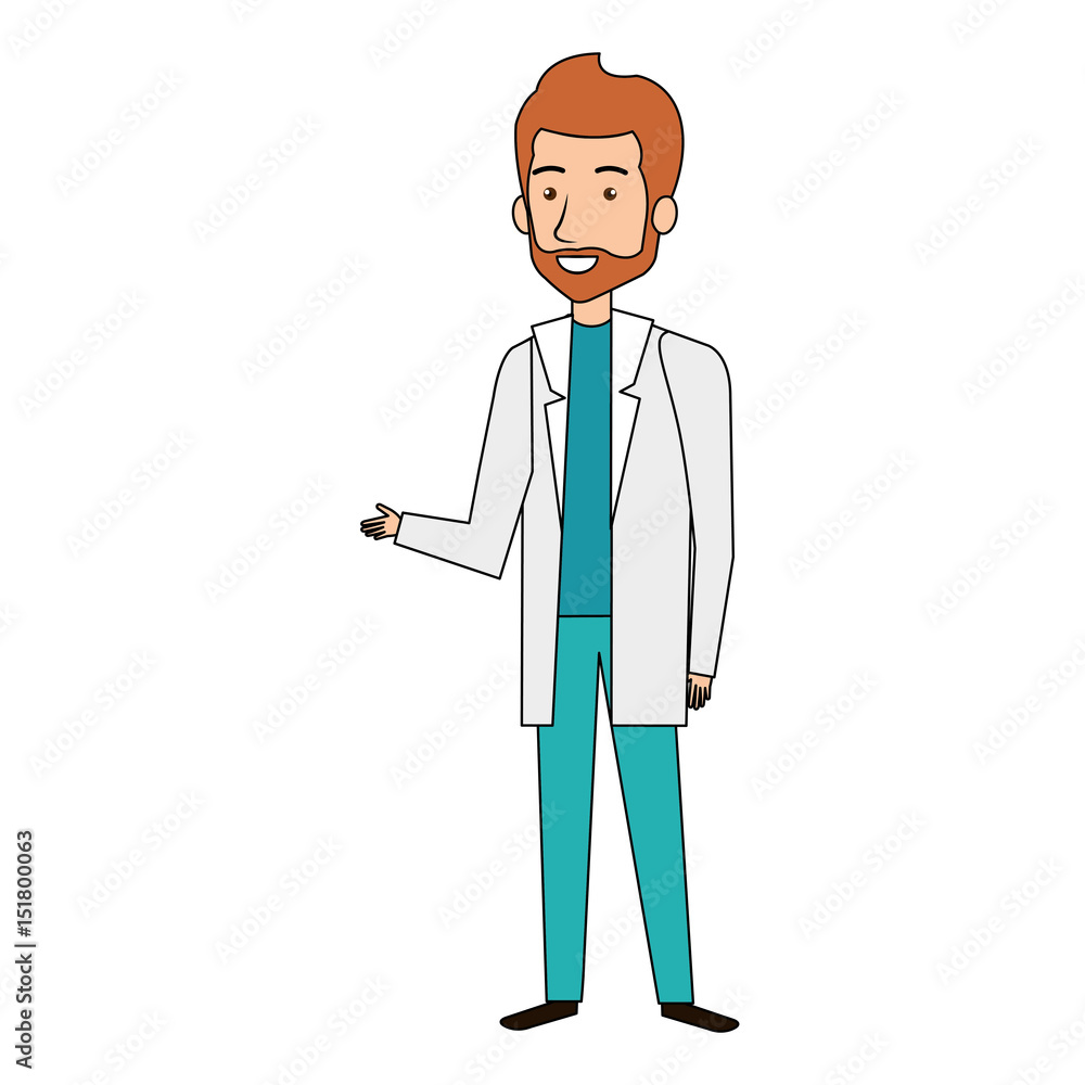 Male doctor avatar character vector illustration design Male doctor avatar character vector illustration design