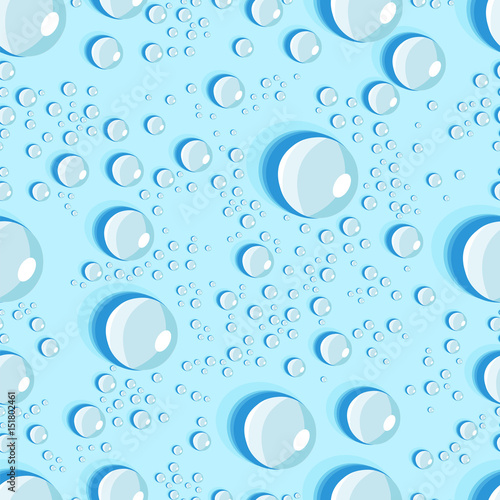a drop of water. seamless pattern