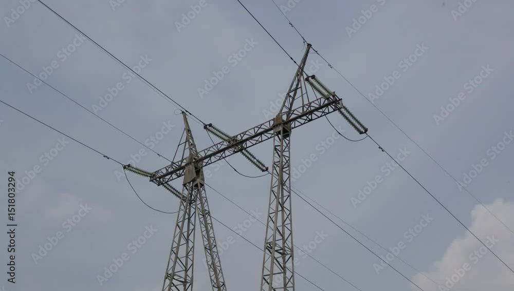 Electricity pylons and power lines Electricity pylons and power lines