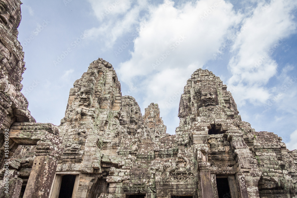 Angkor Thom ruins in Cambodia