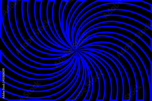 Striped black and blue abstract background