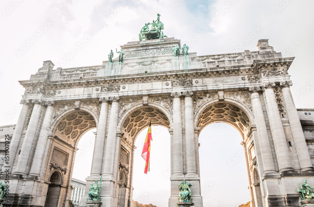 Cinquantenaire arch in Brussels
