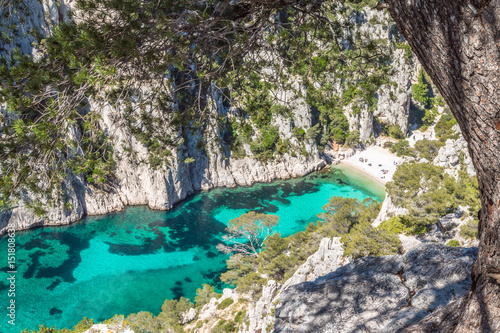 Bild auf Leinwand View of Calanque d'En-Vau
