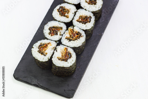 Smoked Eel Sushi Roll Maki