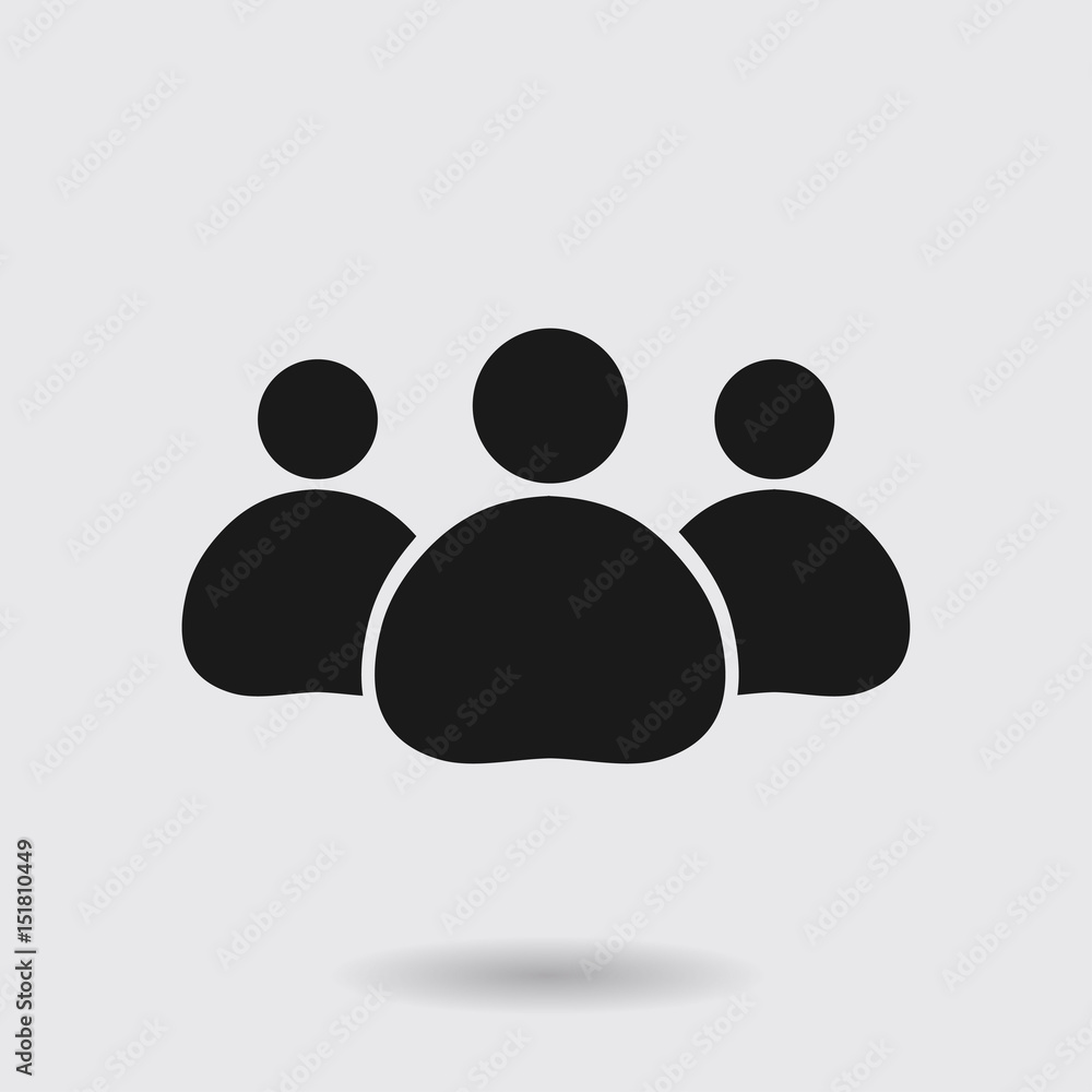 Team work icon. Office workers and business team. Team work icon. Office workers and business team.