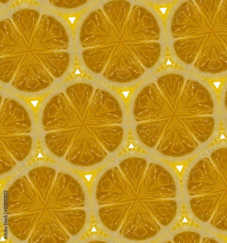 Abstract orange seamless pattern