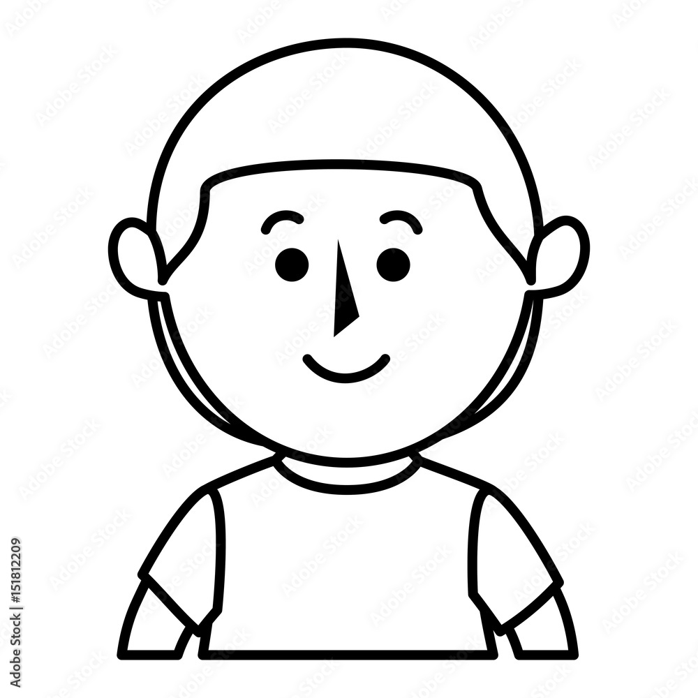 young father avatar character vector illustration design