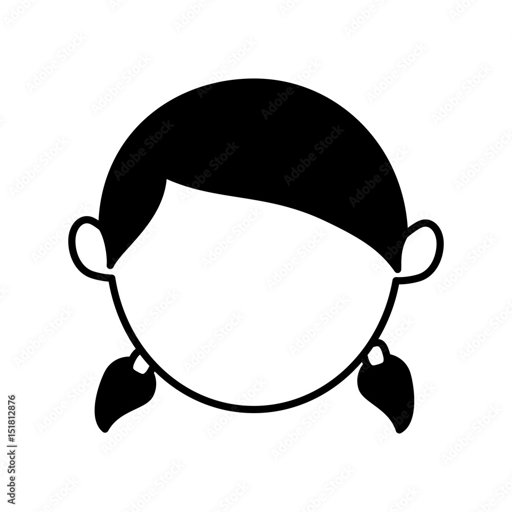 cute little girl character vector illustration design cute little girl character vector illustration design