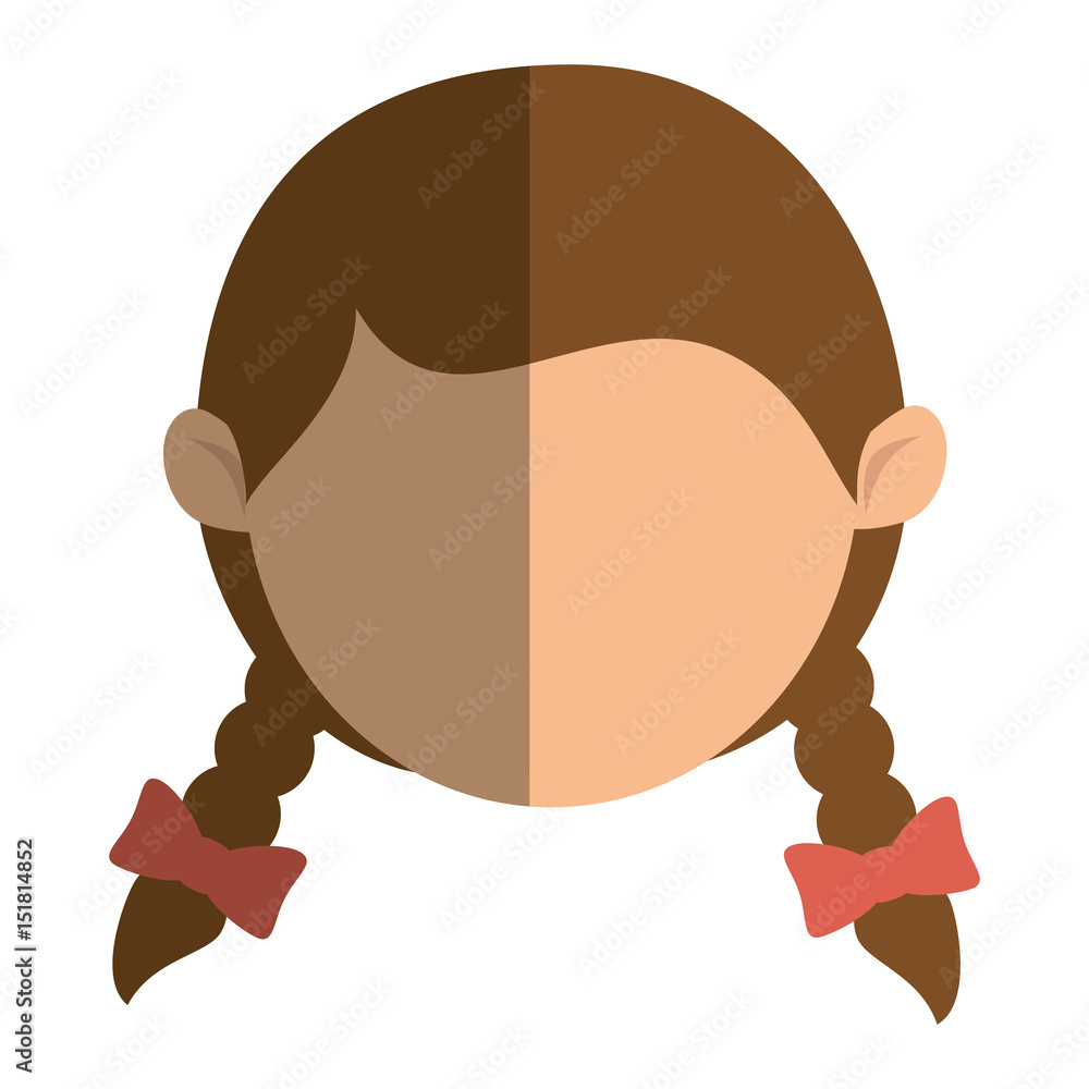 cute little girl character vector illustration design cute little girl character vector illustration design