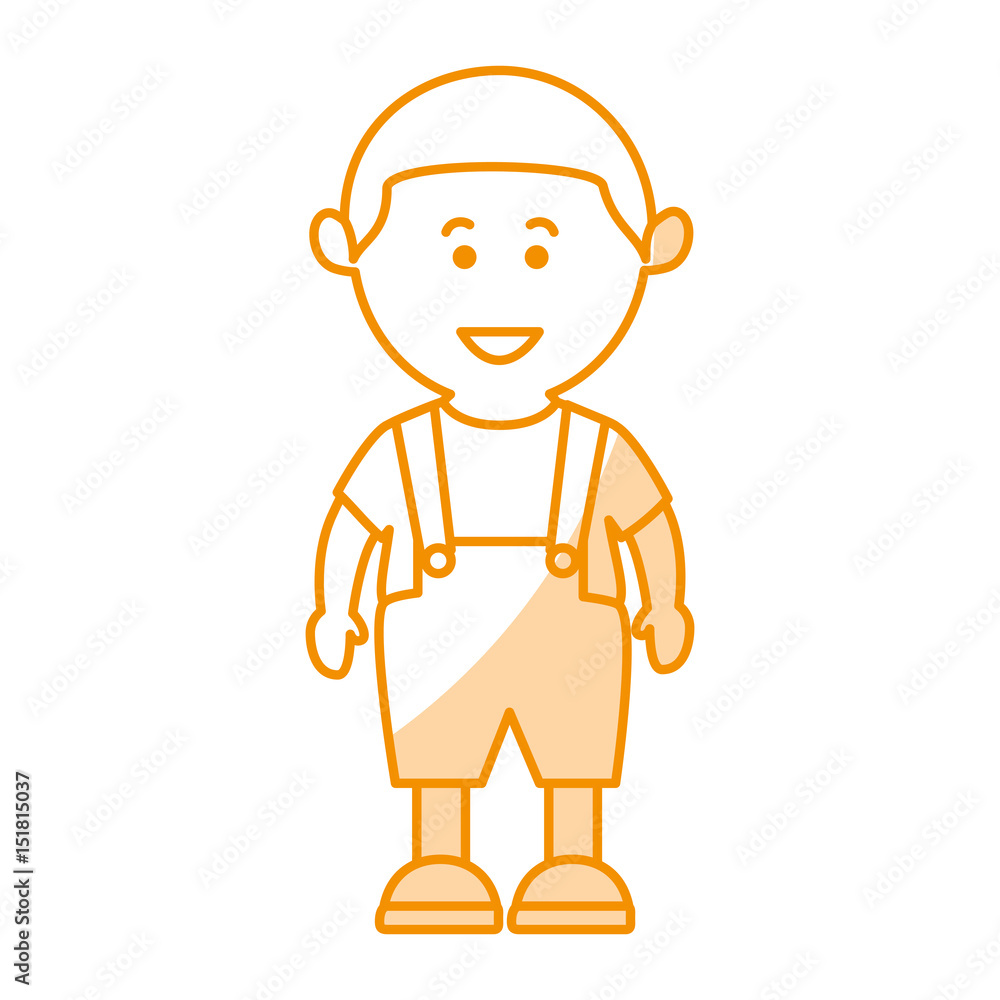 happy little boy character vector illustration design happy little boy character vector illustration design