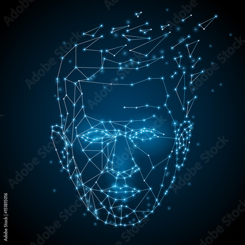 Human head illustration