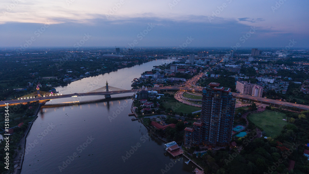 Fototapeta premium Bangkok riveside