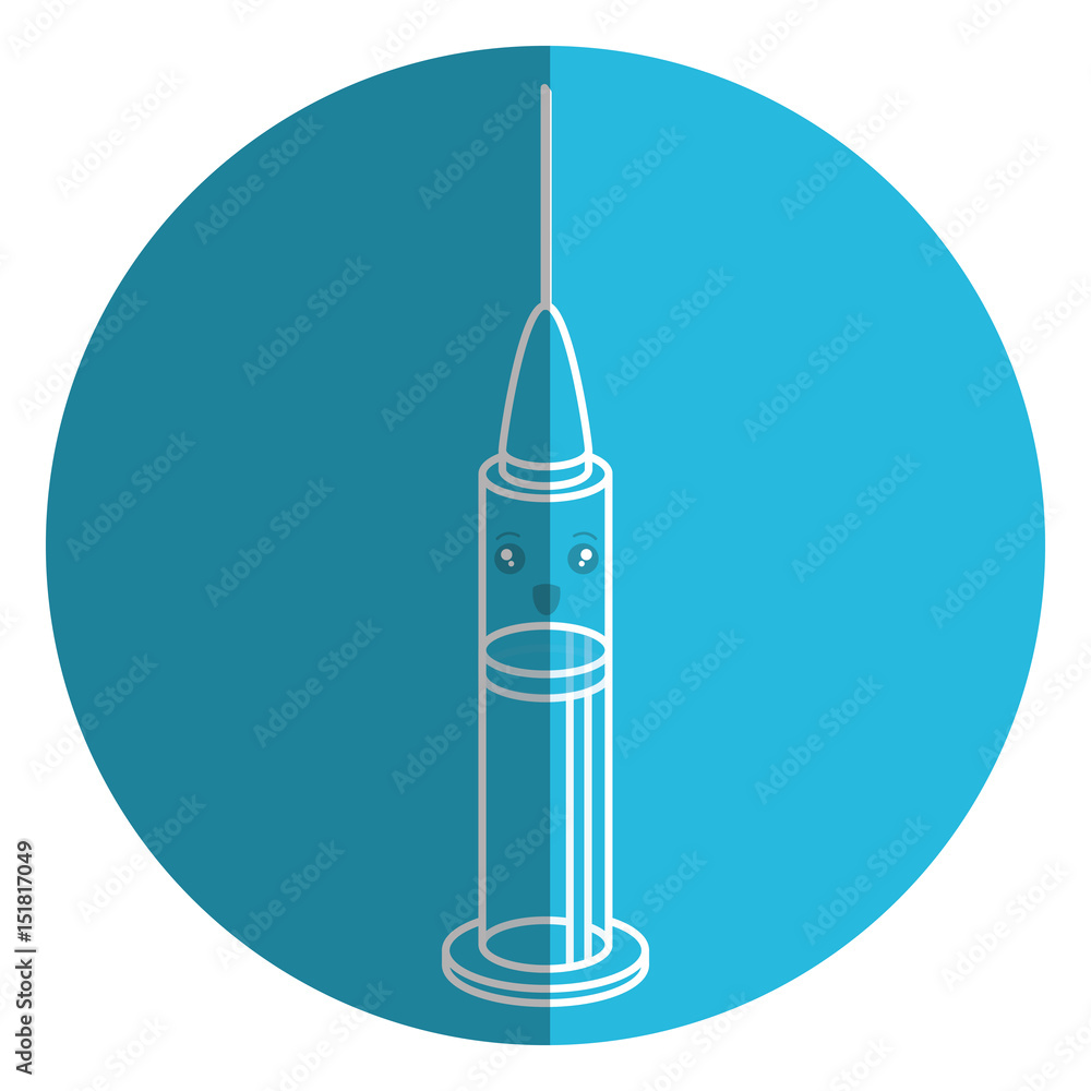 medical Syringe isolated icon vector illustration design